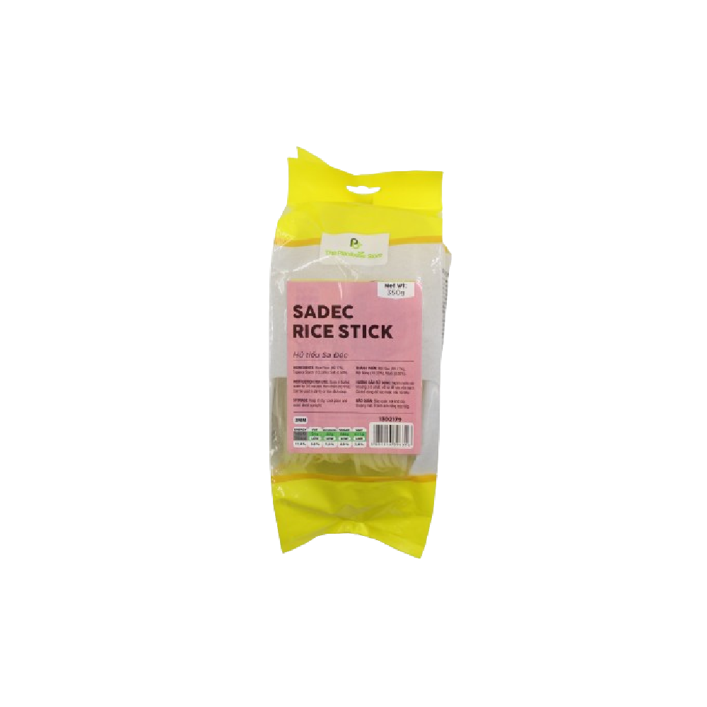 The Plantbase Store Sadec Rice Stick 3mm 350g (Case 25)
