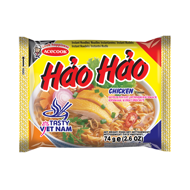 HAO HAO Chicken Flavor 74g (Case 30)
