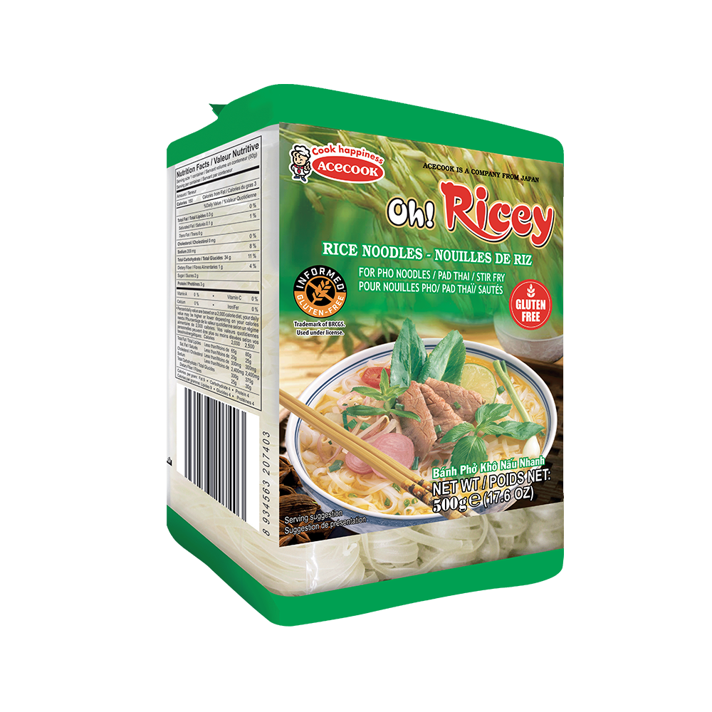 OH! RICEY Dried Rice Noodles 500g (Case 18)
