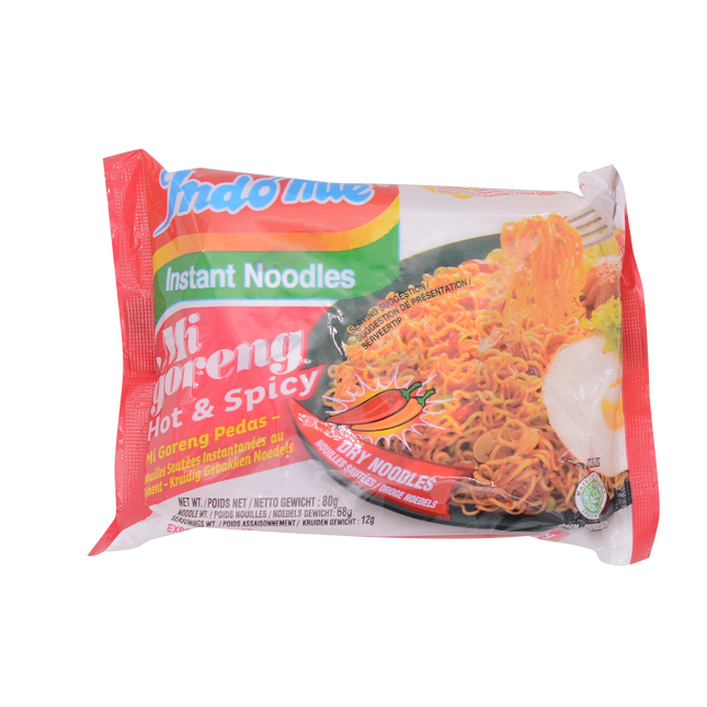 INDOMIE Mi Goreng Hot & Spicy (Pedas) 80g (Case 40)