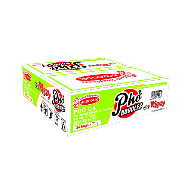 OH! RICEY Instant Pho Chicken Flavor 71g  (Case 24)