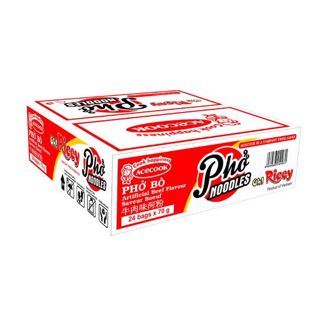 OH! RICEY Instant Pho Beef Flavor 70g  (Case 24)