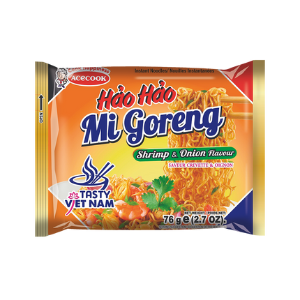 HAO HAO Fried Onion Shrimp Flavor 76g (Case 30)