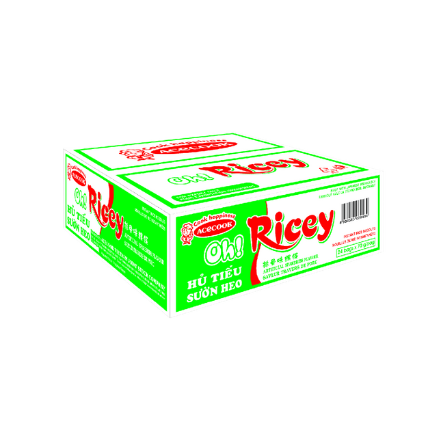 OH! RICEY Spareribs Flavor - Hu Tieu 70g (Case 24)