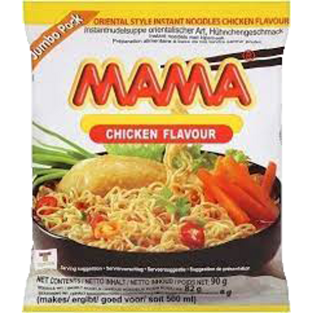 MAMA Noodle Chicken Flavour Jumbo Pack 90g (Case 20)