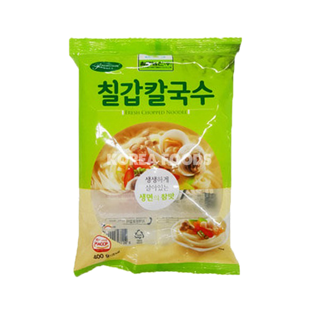 Chil Kab Frozen Kalkooksoo (Thick Noodle) 400g (Frozen) - Longdan Official