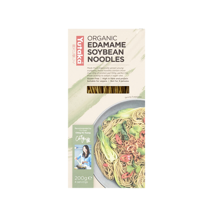 Yutaka Organic Soybean Noodles 4x200g - Longdan Official