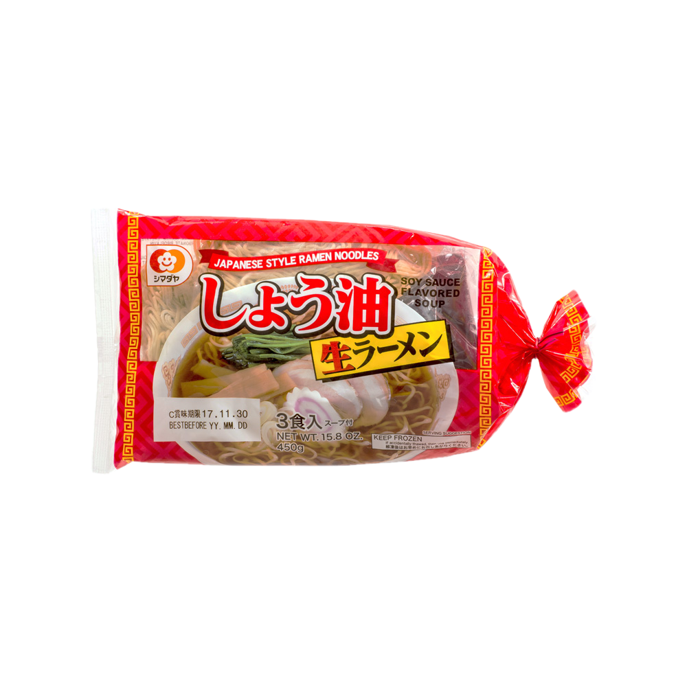 Shimadaya Shoyu Ramen (150g x 3 servings) (Frozen) - Longdan Online Supermarket