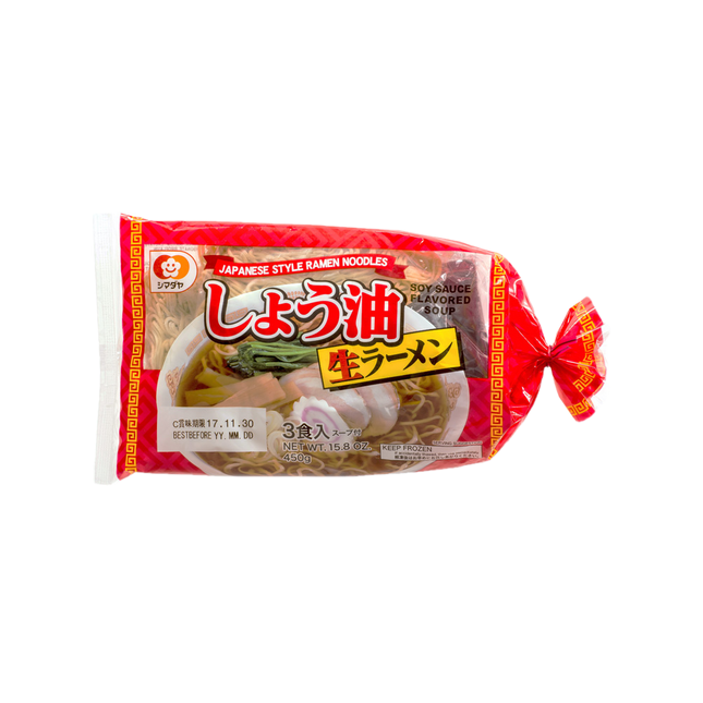 Shimadaya Shoyu Ramen (150g x 3 servings) (Frozen) - Longdan Online Supermarket