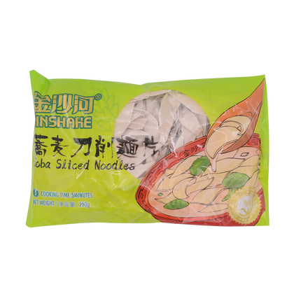 JinShaHe Buckwheat Shaved Noodles 250g - Longdan Online Supermarket