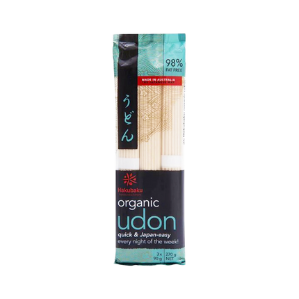 HAKUBAKU Organic Udon 270g (Case 8)