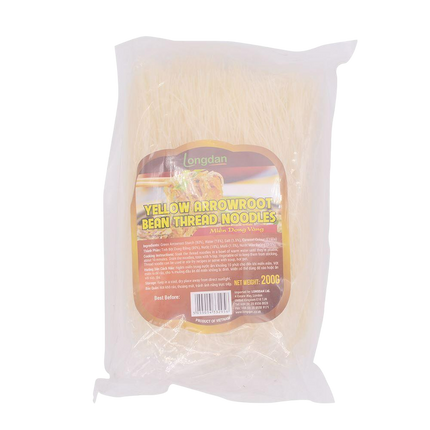 Longdan Yellow Arrowroot Bean Thread Noodle 1mm 200g (Case 30)