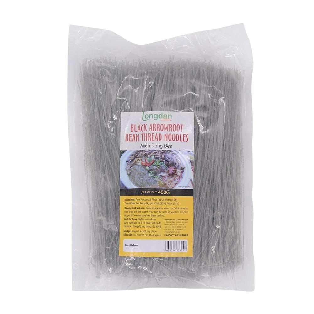 Longdan Black Arrowroot Bean Thread Noodle 400g (Case 25)