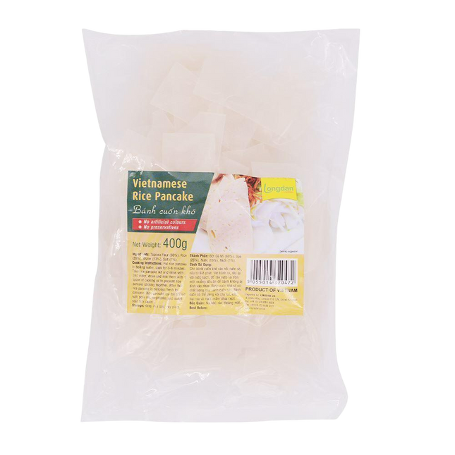 Longdan Rice Pancake (Banh  Cuon) 400g (Case 30)