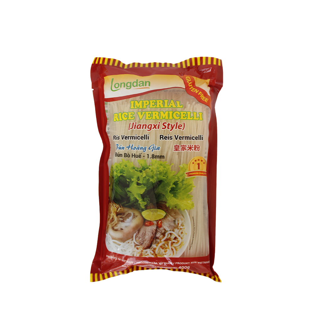 Pasta Rice Verm Longdan Imperial Rice Verm 1.8mm 400g (Case 30) – Longdan Wholesale
