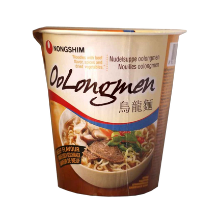 NONGSHIM Oolongmen Cup Beef 75G - Longdan Official