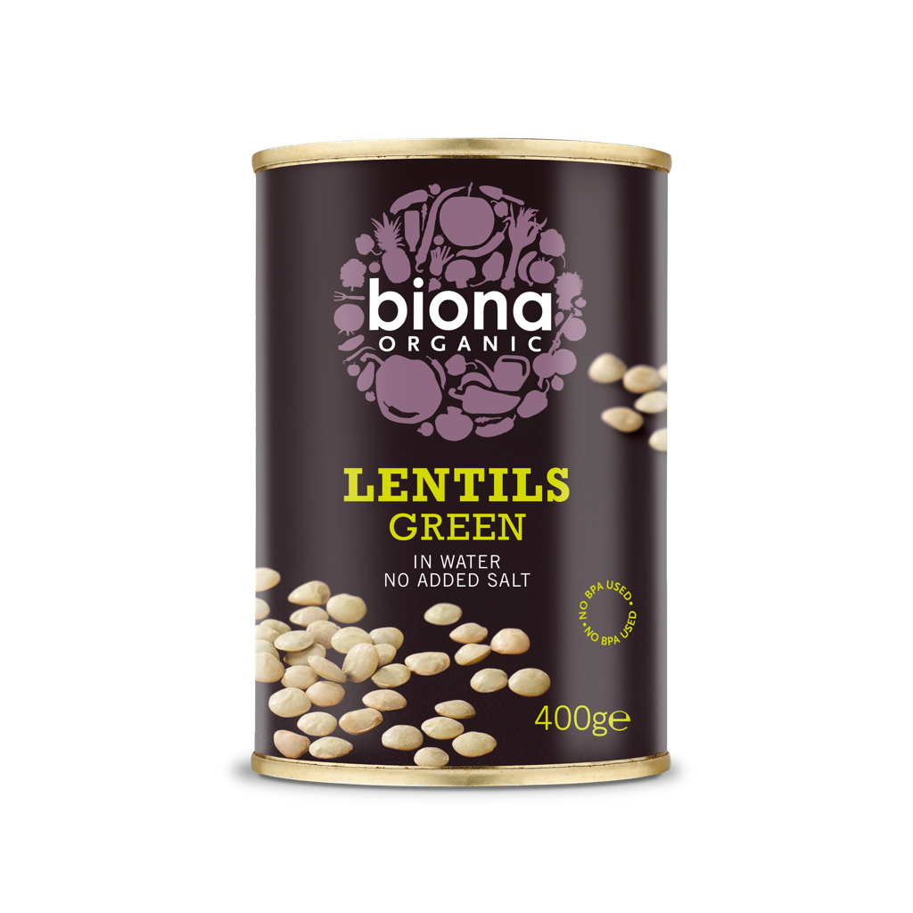 BIONA Organic Green Lentils 400g - Longdan Online Supermarket
