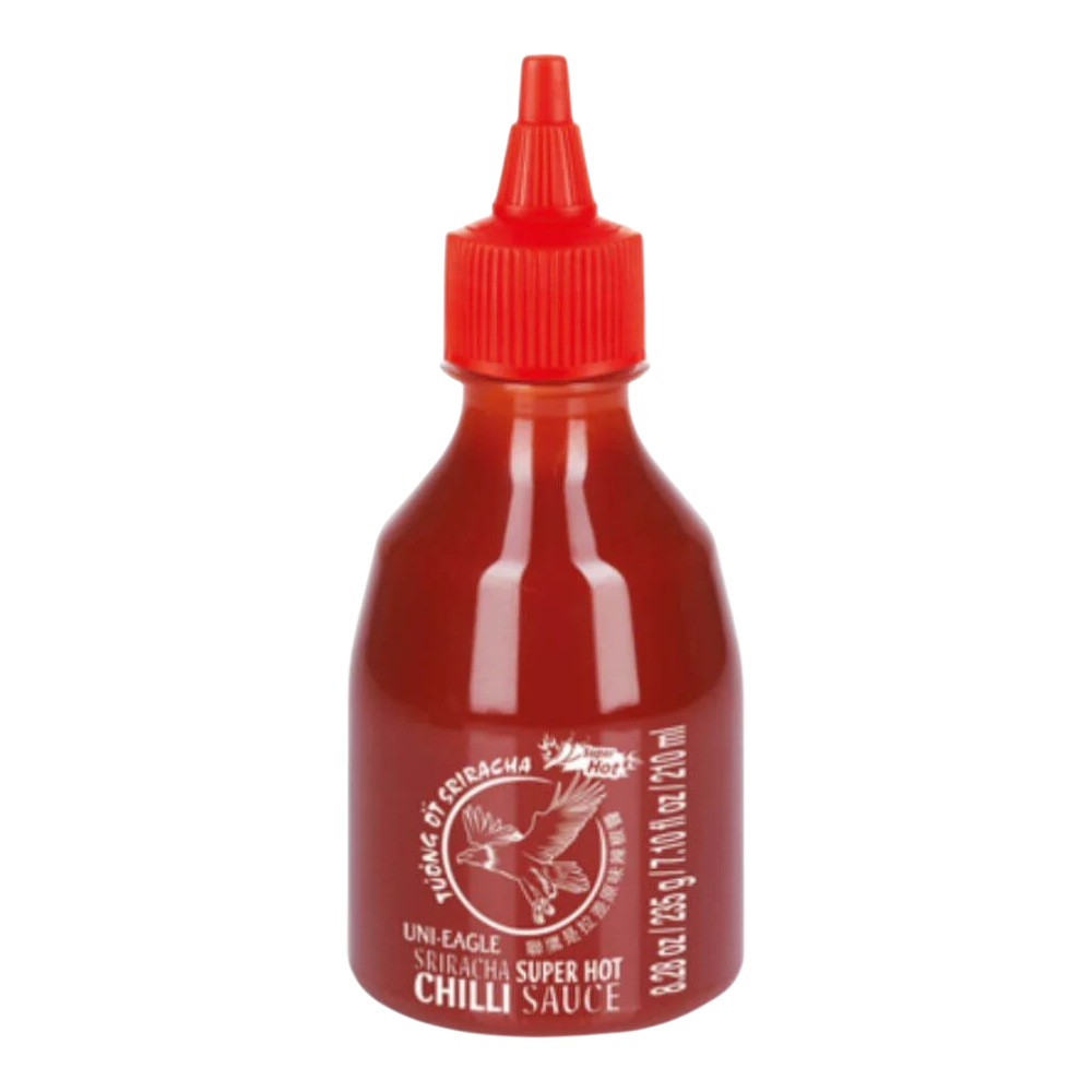 UNI-EAGLE Sriracha Super Hot Chilli Sauce 210ml (Case 24)