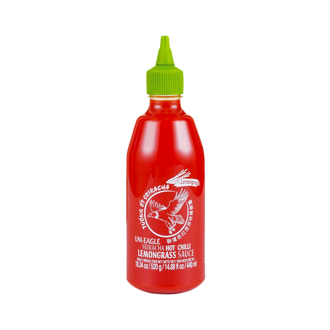 UNI-EAGLE Sriracha Hot Chilli Lemongrass 440ml (Case 12)