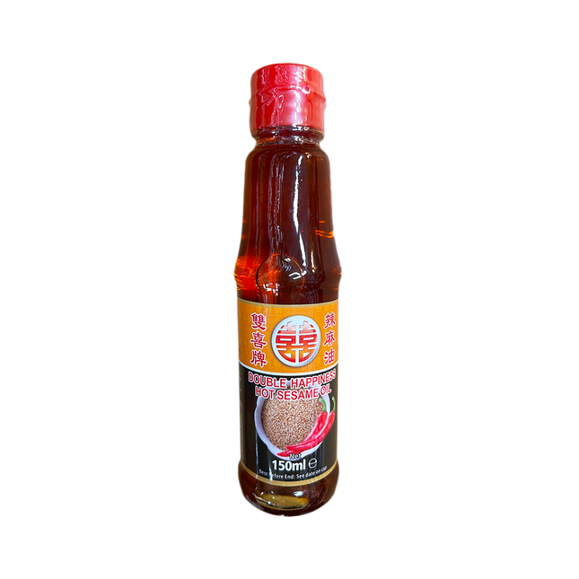 DOUBLE HAPPINESS Hot Sesame Oil 150ml (Case 12)
