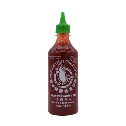 FLYING GOOSE Sriracha Hot Chilli Sauce 455ml (Case 6)