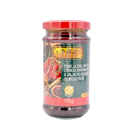 LEE KUM KEES Chilli Oil W Dried Shrimps & Black Beans 170g - Longdan Official