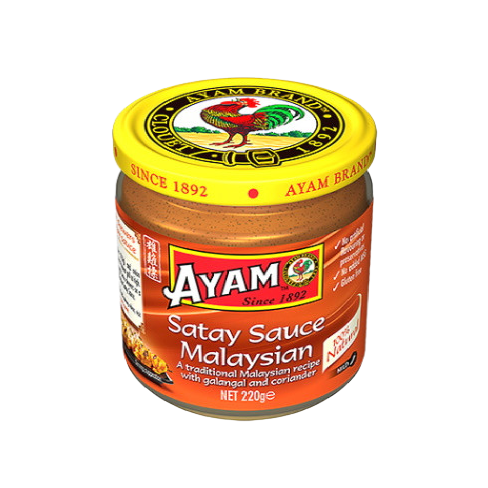 AYAM Satay Sauce Malaysian Mild 220g - Longdan Official