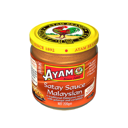 AYAM Satay Sauce Malaysian Mild 220g - Longdan Official