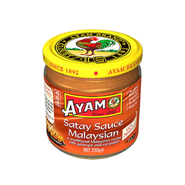 AYAM Satay Sauce Malaysian Mild 220g - Longdan Official