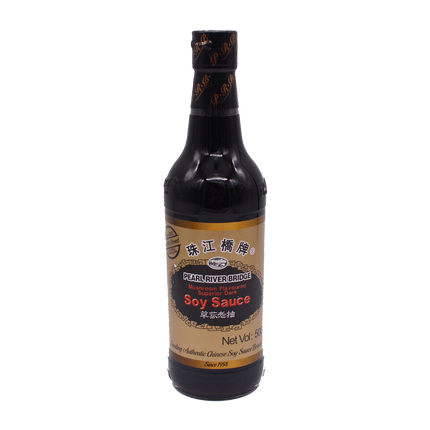 Pearl River Bridge Mushroom Superior Dark Soy Sauce 500ml - Longdan Online Supermarket