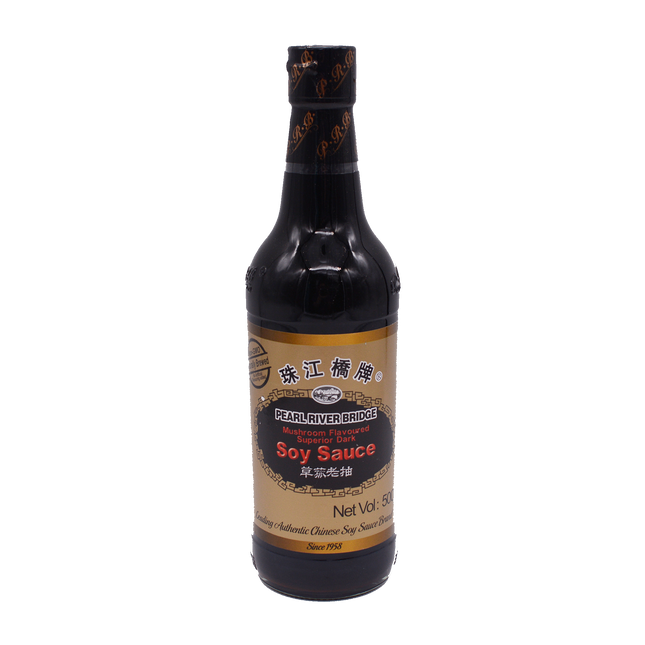 Pearl River Bridge Mushroom Superior Dark Soy Sauce 500ml - Longdan Online Supermarket