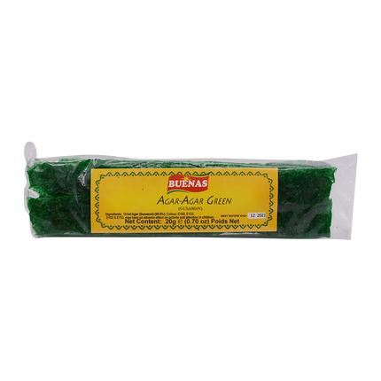 Buenas Agar Agar Strips Green 20g - Longdan Online Supermarket