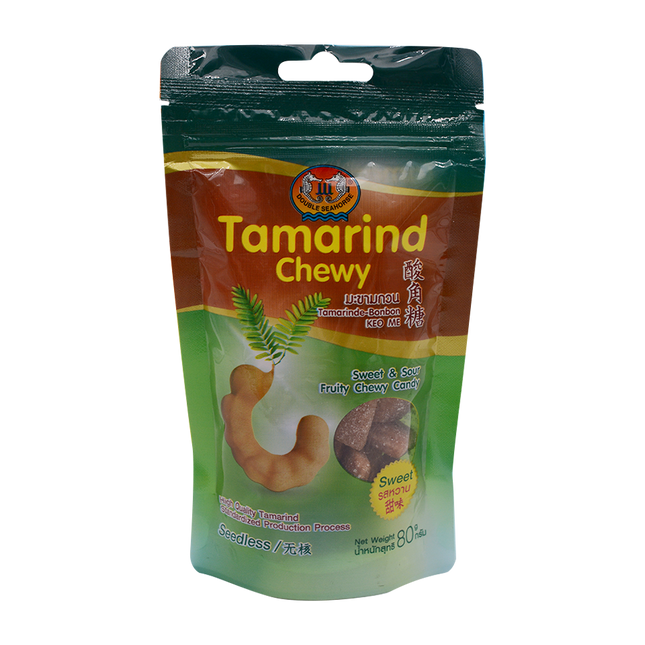 Seahorse Tamarind Candy Ball Sweet 80g - Longdan Online Supermarket
