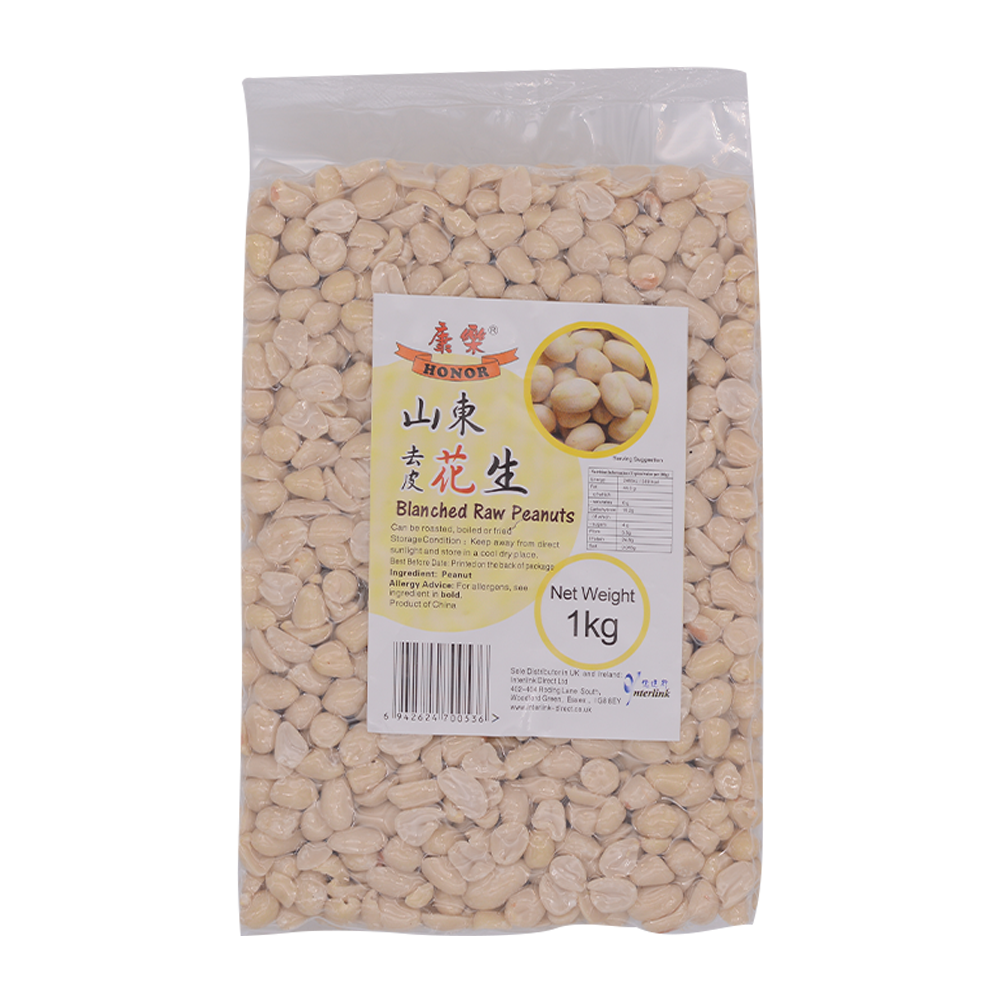 Honor Raw Blanched peanut 1kg - Longdan Online Supermarket