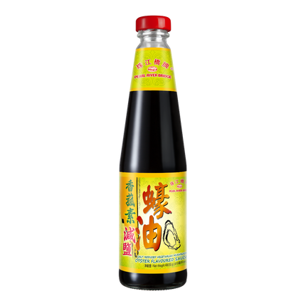 PEARL RIVER BRIDGE Salt Reduced Vegetarian Mushroom Oyster Sauce 480g (Case 12)