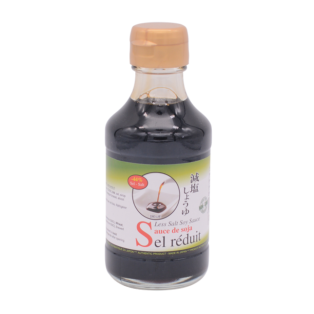 Sanbishi Less Salt Soy Sauce 180ml - Longdan Online Supermarket