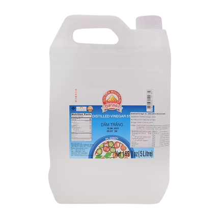 GOLDEN MOUNTAIN Distilled 5% Vinegar 5L (Case 4)