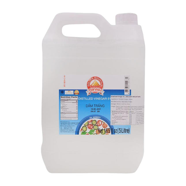 GOLDEN MOUNTAIN Distilled 5% Vinegar 5L (Case 4)