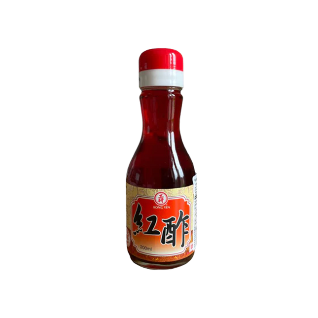 KONG YEN Red Rice Vinegar 200ml - Longdan Official