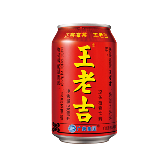 Wang Lao Ji Canned Herbal Tea 310ml (Case 24)
