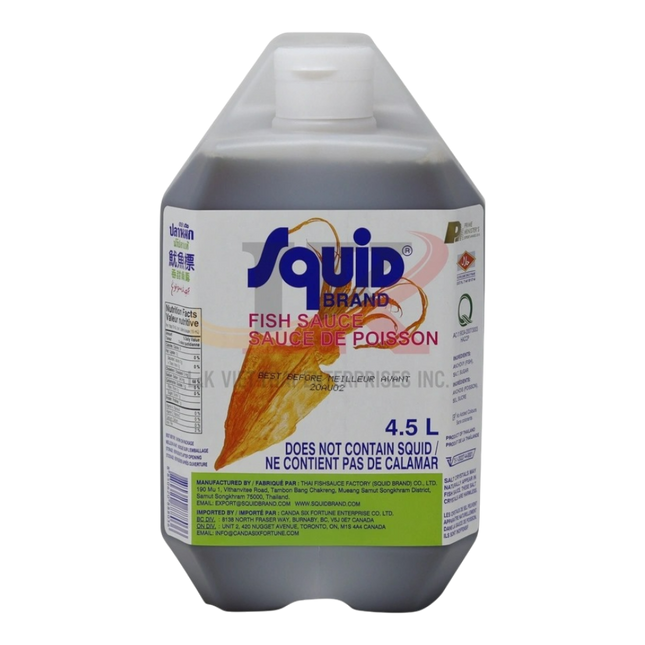 SQUID Fish Sauce 4.5L (Case 3)