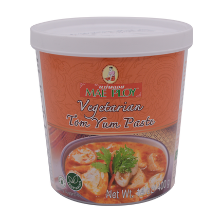 Mae Ploy Vegetarian Tom Yum Curry Paste 400g - Longdan Online Supermarket