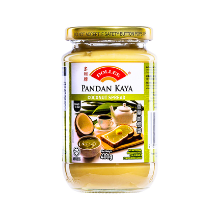 DOLLEE Pandan Kaya (Coconut & Pandan Spread) 400g (Case 12)