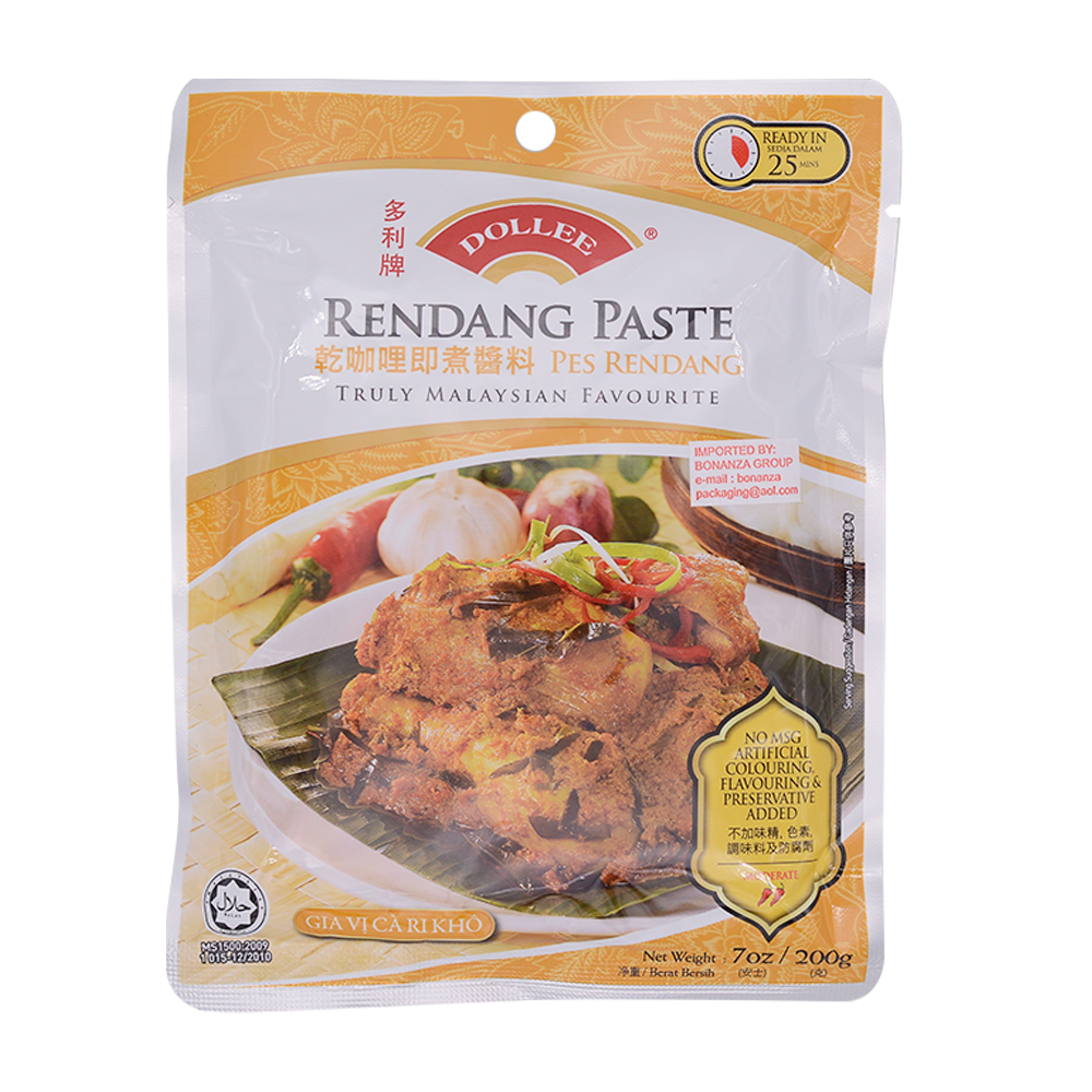 Dollee Rendang Curry Paste 200g - Longdan Online Supermarket
