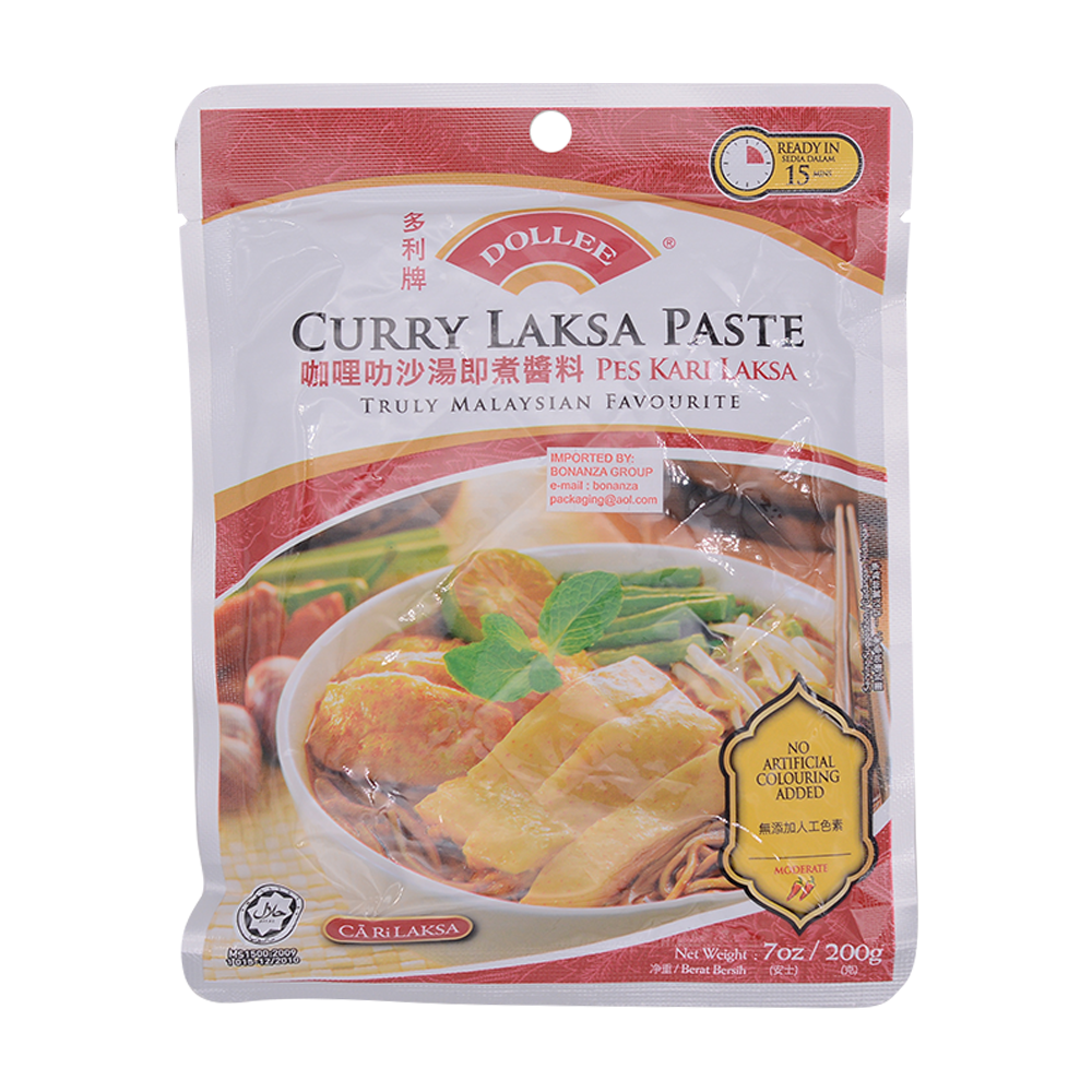 Dollee Laksa Curry Paste 200g - Longdan Online Supermarket