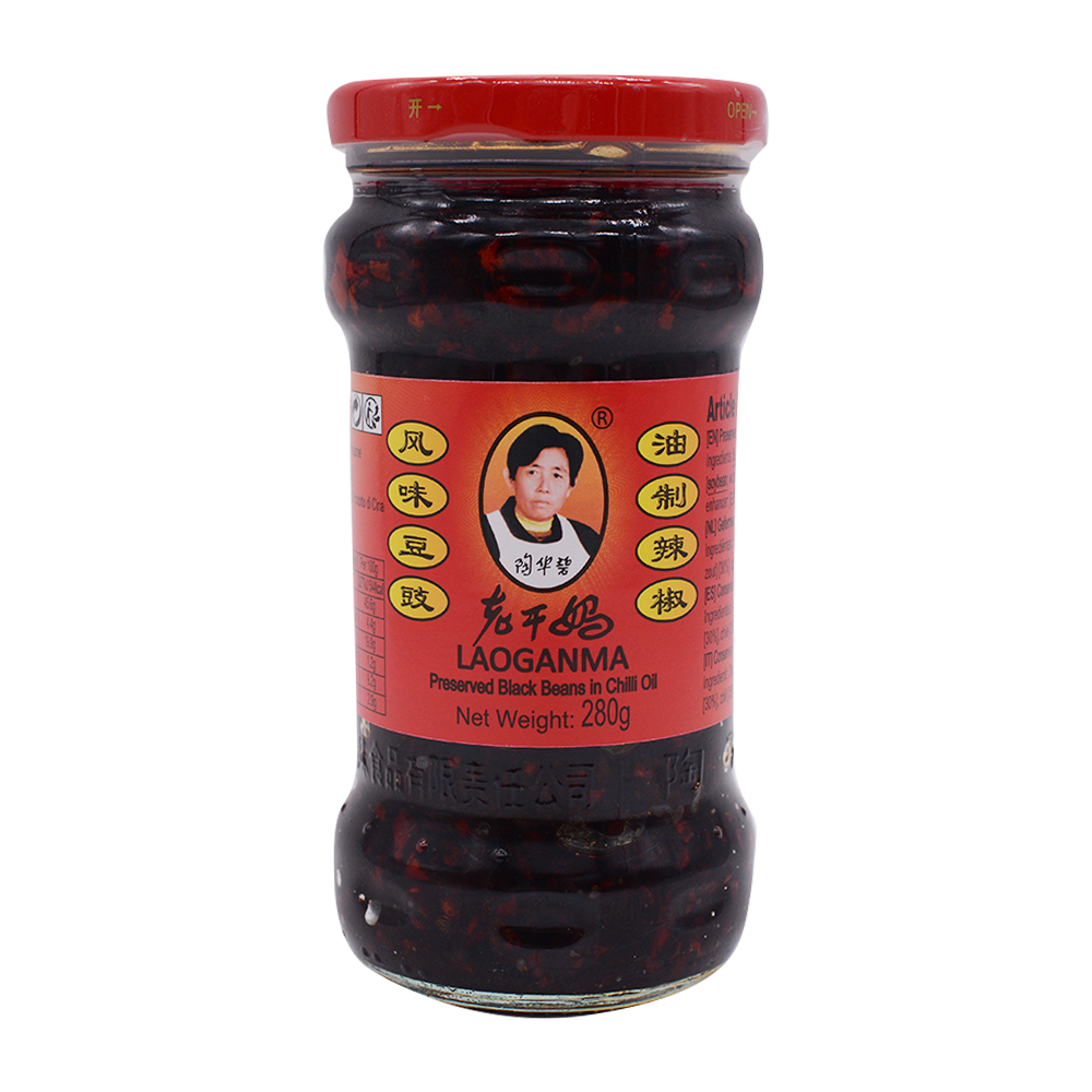 Lao Gan Ma Preserved Chilli Black Bean Sauce 280g - Longdan Online Supermarket
