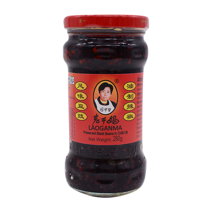 Lao Gan Ma Preserved Chilli Black Bean Sauce 280g - Longdan Online Supermarket