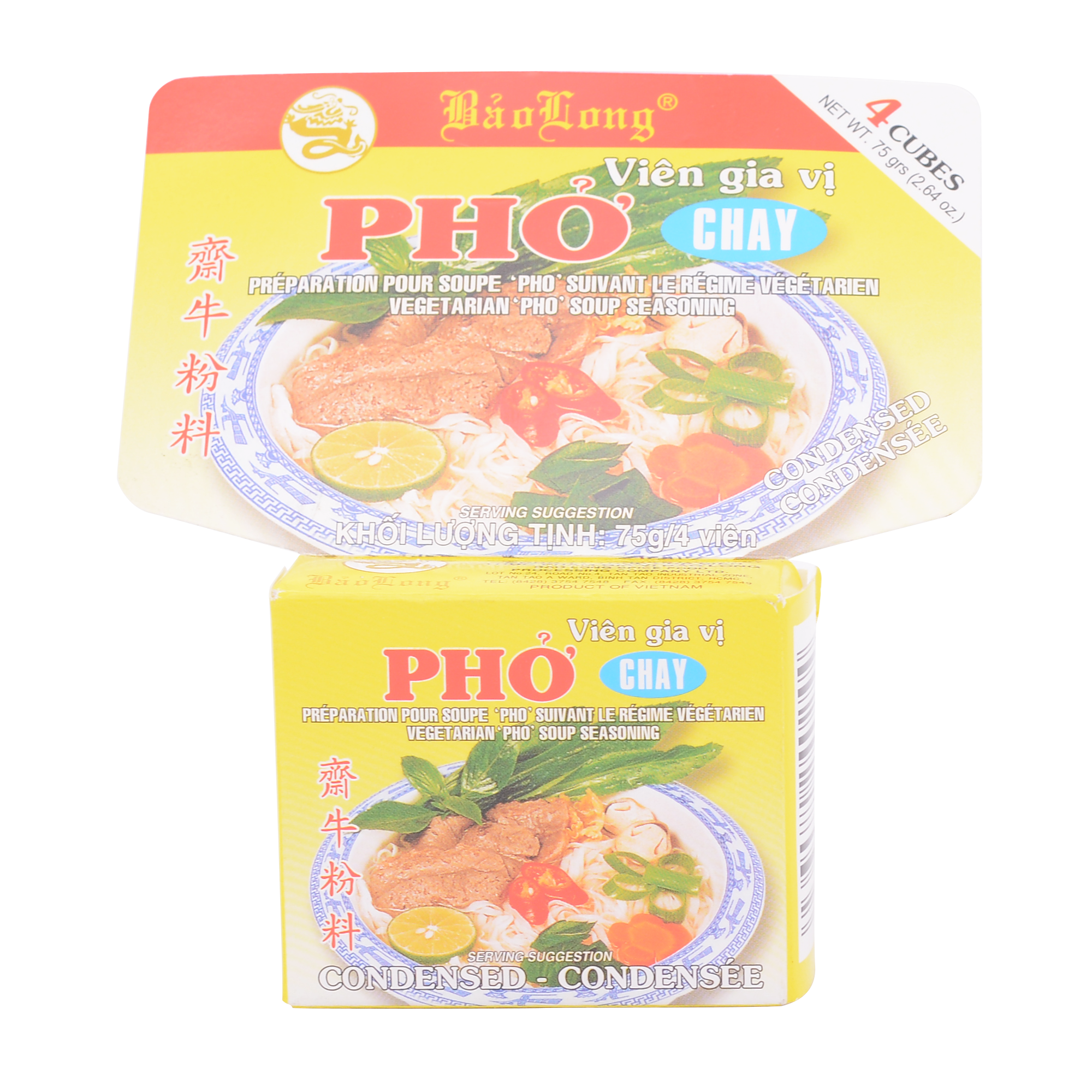 Bao Long Pho Chay Seasoning 75g - Longdan Online Supermarket