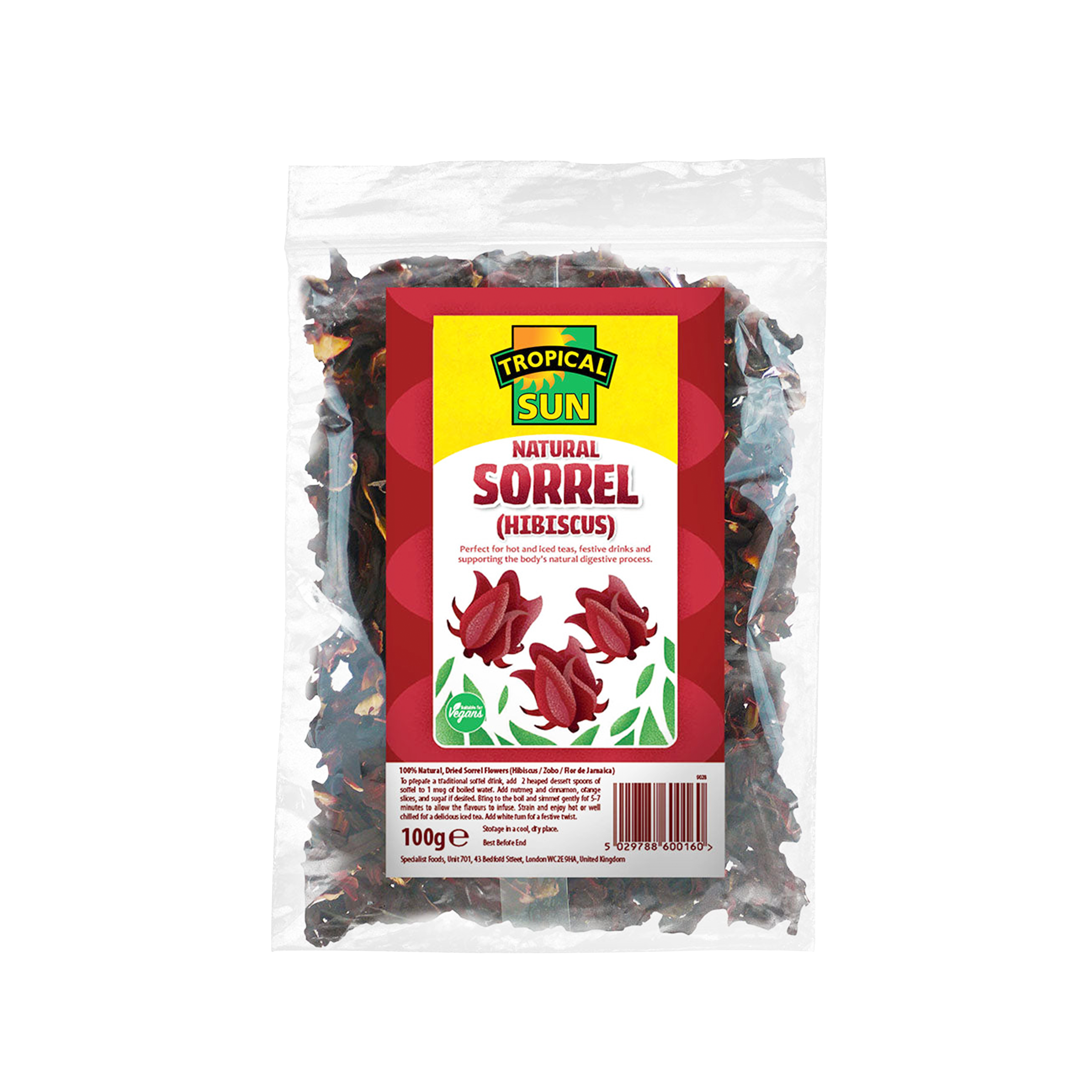 TROPICAL SUN 100% sorrel 100g - Longdan Official