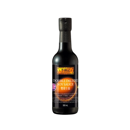 LEE KUM KEES Double Deluxe Soya Sauce 500g - Longdan Official